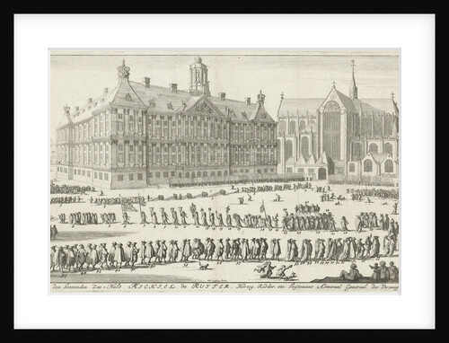 Funeral of Michiel de Ruyter by Jan Claesz ten Hoorn
