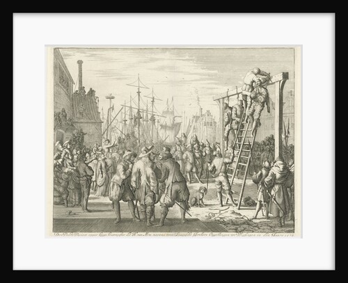 Pacieco hanged at Flushing The Netherlands by Jan Luyken