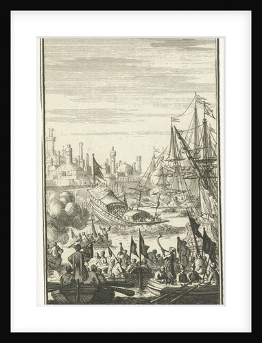 Turkish galley is launched by Charles Angot