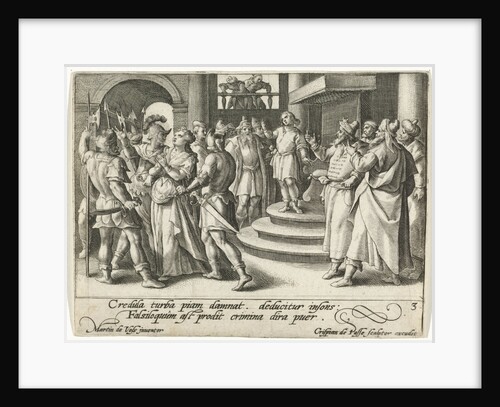 Susanna guided to the right place by Crispijn van de Passe I