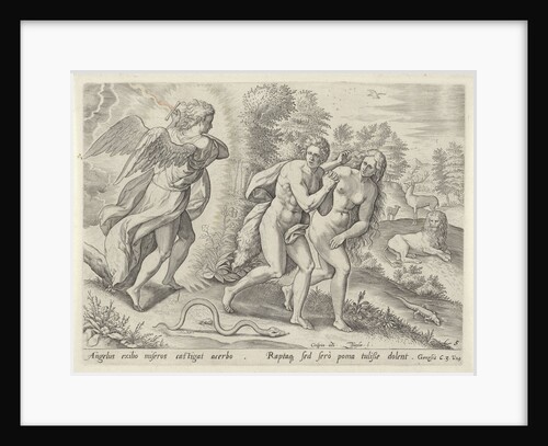 Expulsion from Paradise by Claes Jansz. Visscher II