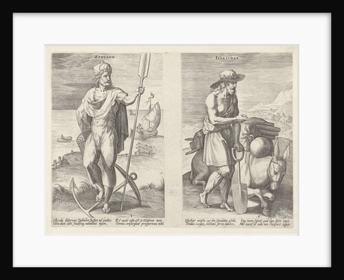 Zebulun and Issachar by Claes Jansz. Visscher II