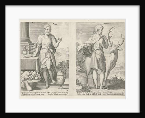 Asher and Naphtali by Claes Jansz. Visscher II