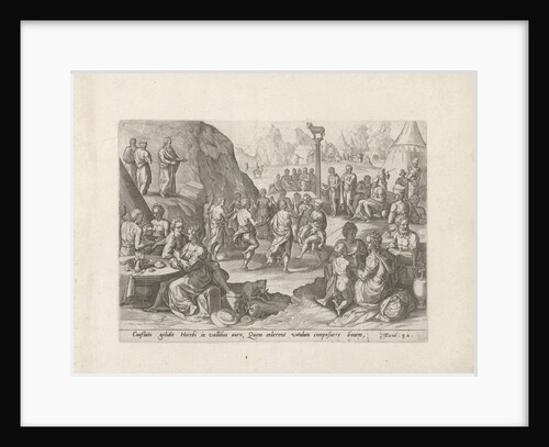 Dance around the golden calf by Gerard de Jode