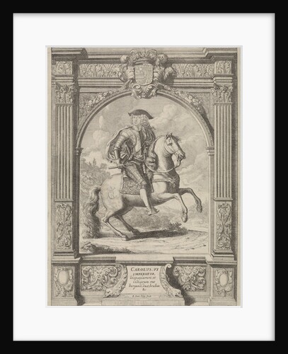 Equestrian Portrait of Emperor Charles VI by Suzanna Verbruggen