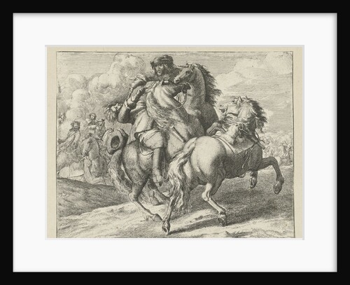 Military horseback shot by Adam Frans van der Meulen