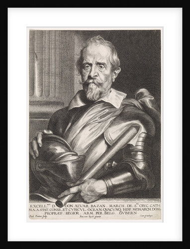Portrait of Commander Don Álvaro de Bazán by Paulus Pontius