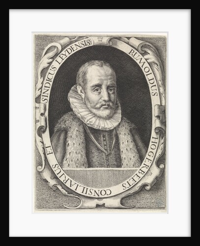 Portrait of Rombout Hogerbeets by Crispijn van de Passe I