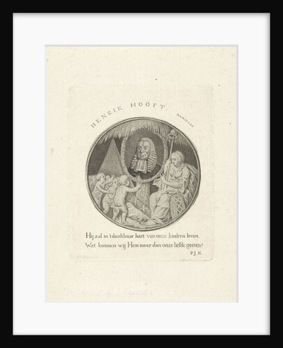 Memorie Print for Hendrik Danielsz. Hooft by Anonymous