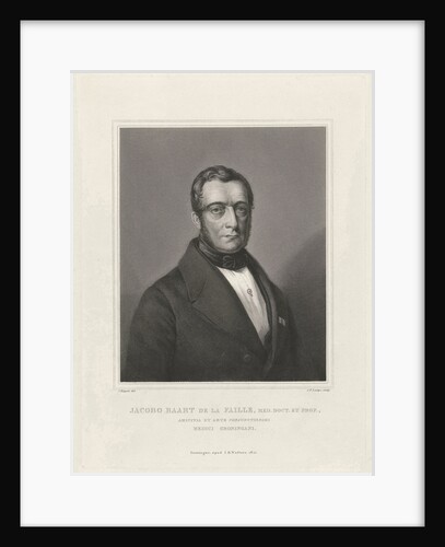 Portrait of Jacob Baart de la Faille by J.B. Wolters