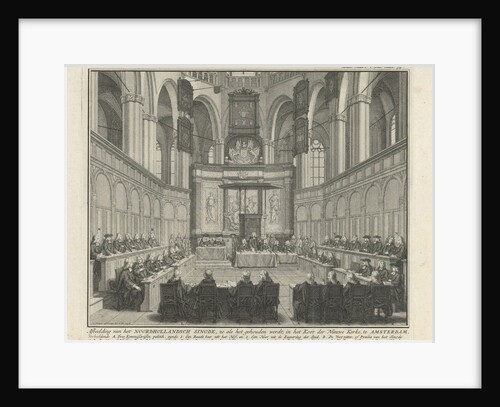 Synod held in the Nieuwe Kerk in Amsterdam by Jan Caspar Philips