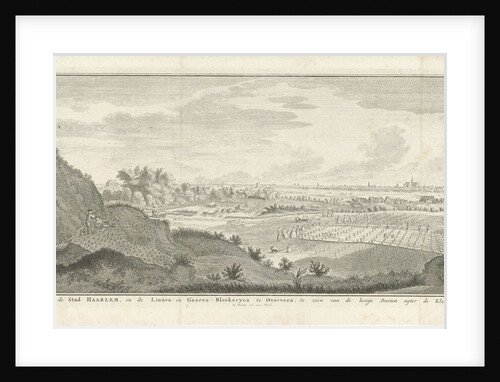 View of Haarlem and Overveen The Netherlands by Staten van Holland en West-Friesland
