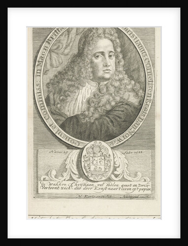 Portrait of Christianus Cornelisen by Nicolaas Korte