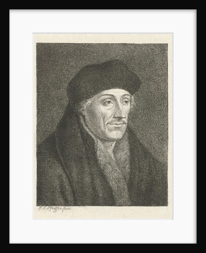 Portrait of Desiderius Erasmus by François Joseph Pfeiffer I