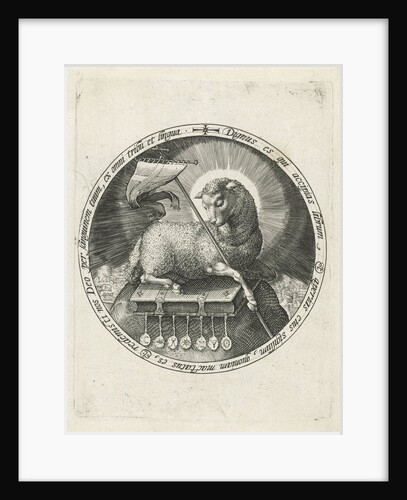 The Lamb on the book with the seven seals by Crispijn van de Passe I