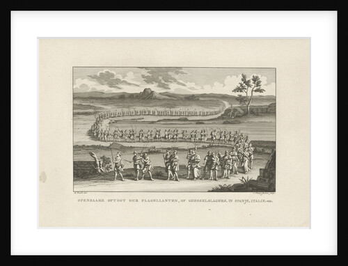 Procession of flagellants by Caspar Jacobsz. Philips