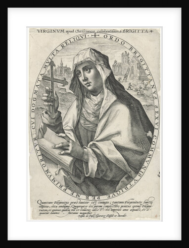 Saint Bridget of Sweden by Crispijn van de Passe I