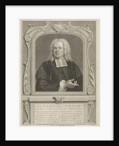 Portrait of Albertus Voget by S.H. Manger