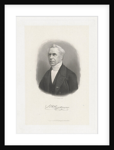 Portrait of Ewaldus Kist by J. van Ledden Hulsebosch