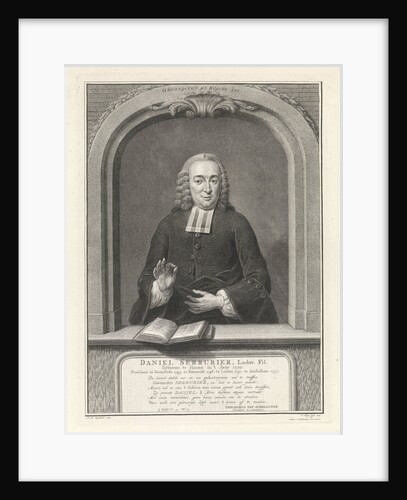 Portrait of Daniel Serrurier by Theodorus van Schelluynen