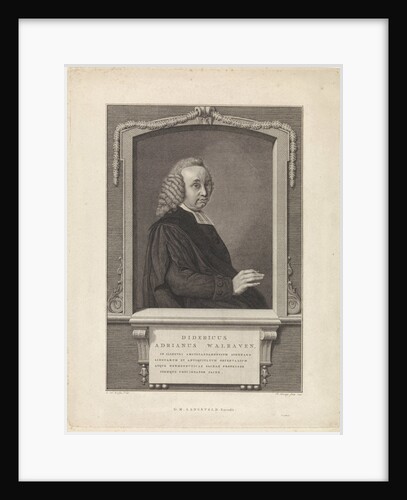Portrait of Didericus Adrianus Walraven by Dirk Meland Langeveld