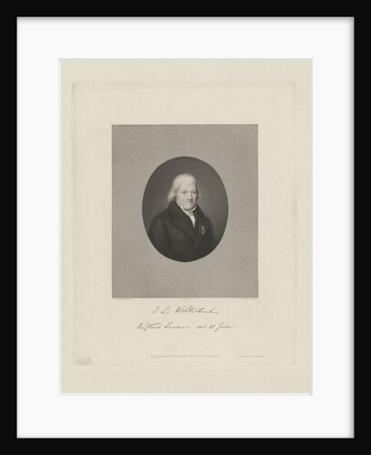 Portrait of Johannes Leonardus Wolterbeek by Frans Buffa en Zonen