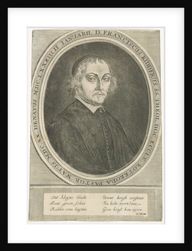 Portrait of Francis Ridderus by Gregorius Mees
