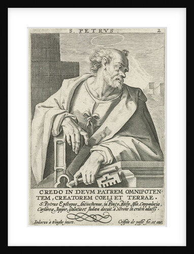 Apostle Peter by Crispijn van de Passe I