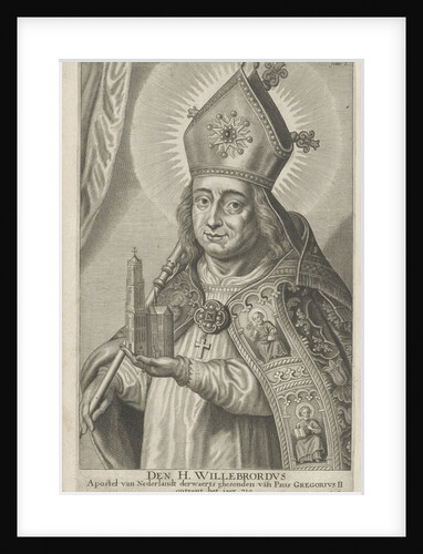 Portrait of Willibrord by Adriaen Lommelin