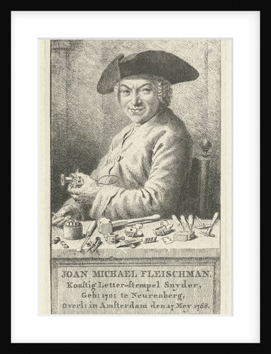 Portrait of Joan Michael Fleischman by Cornelis van Noorde