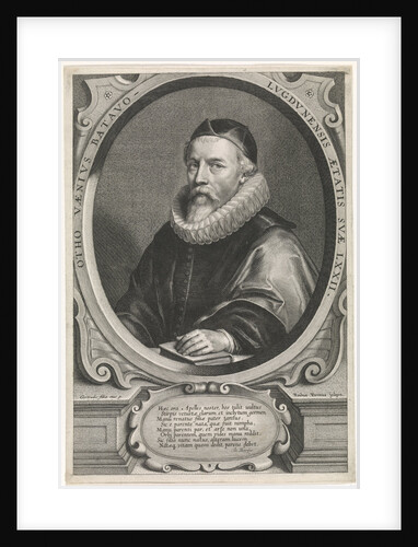 Portrait of the painter Otto van Veen by Daniël Heinsius