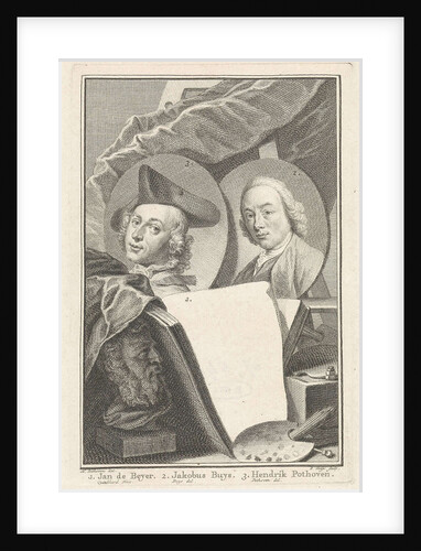 Portraits of Jacobus Buys and Hendrik Pothoven by Pieter Tanjé
