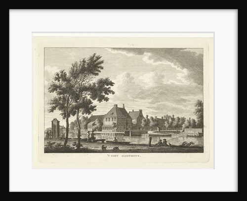View village Sloterdijk to Haarlemmer trekvaart The Netherlands by Jan Bulthuis