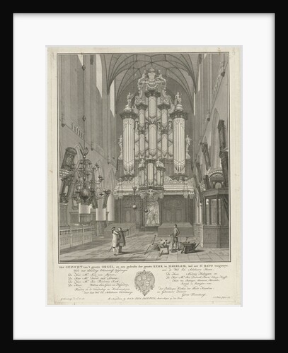 Organ of St. Bavo Church in Haarlem by Gerrit Toorenburgh