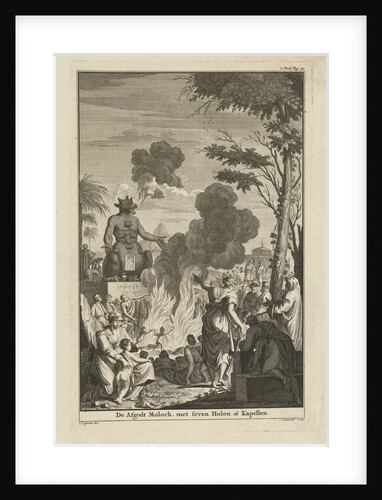 Human sacrifice to the idol Moloch by Jan Lamsvelt