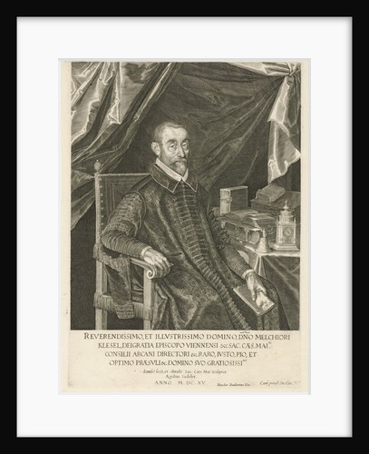 Portrait of Melchior Klesel by Dancker Danckerts