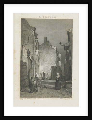 A street by Arie Cornelis Kruseman