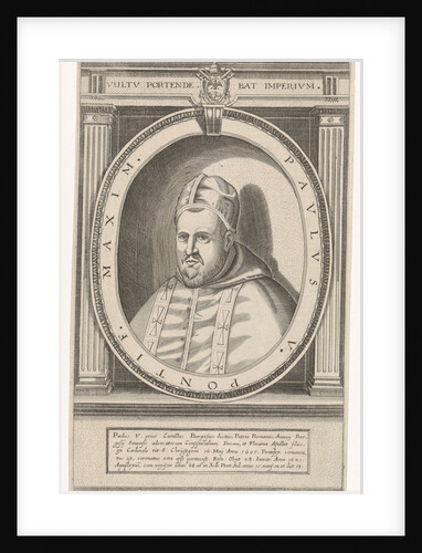 Portrait of Pope Paulus V by Friedrich van Hulsen