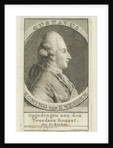 Portrait of King Gustav III of Sweden by Cornelis van Noorde