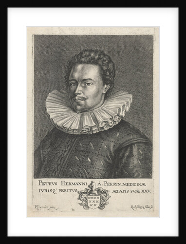 Portrait of Pieter Hermansz. Persijn by Reinier van Persijn