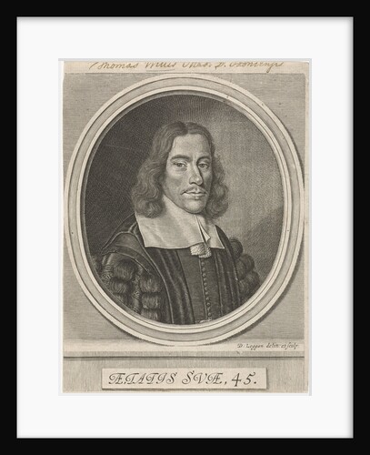 Portrait of Thomas Willis by David Loggan