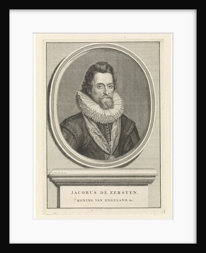 Portrait of James I by Bernard Picart