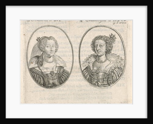 Portraits of two courtesans by Crispijn van de Passe II