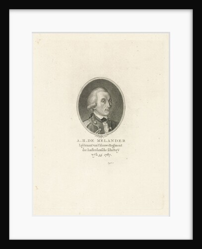 Portrait of August Henry Melander by François Joseph Pfeiffer I