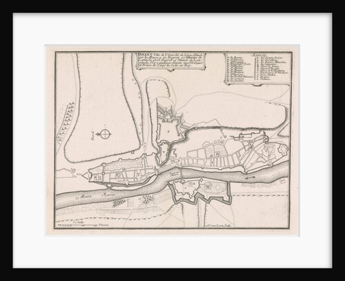 Map of Dinant by Harmanus van Loon