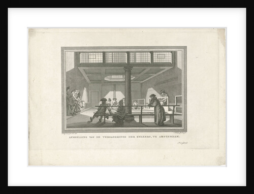 Meeting of Quakers by Caspar Jacobsz. Philips