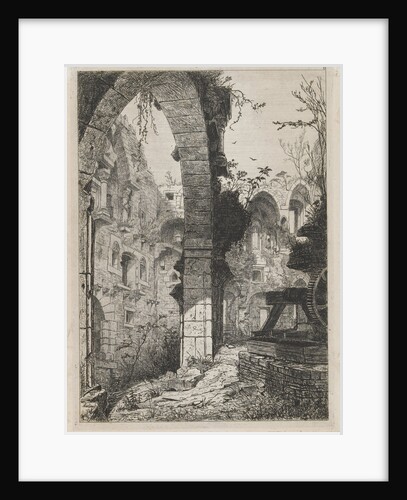Ruin Castle Feltz by Martinus Antonius Kuytenbrouwer Jr