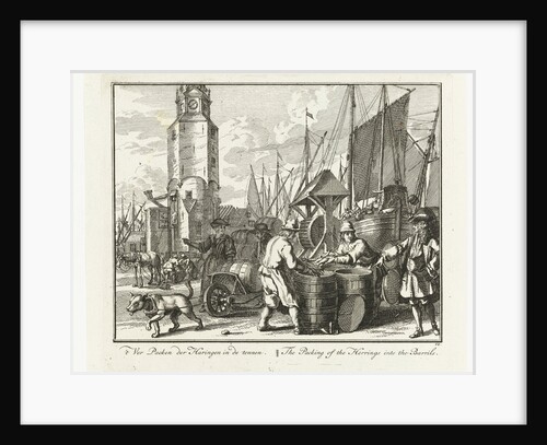 Herring packed in barrels by Pieter Schenk II