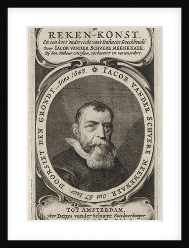 Portrait of Jacob van der Schuere by Denijs Verschuere