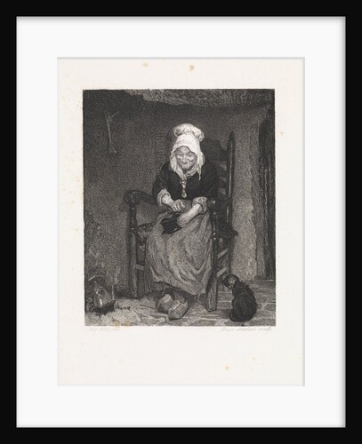 Coffee Grinding woman by Abram George Steelink